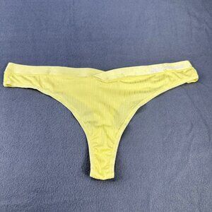 Aeropostale Women’s Size XL Panty Thong Seamless Yellow New Without Tags